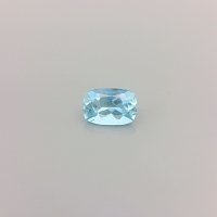 0.51 ct Cushion Blue Natural Aquamarine