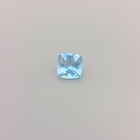 0.39 ct Cushion Blue Natural Aquamarine