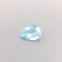 1.01 ct Pear Blue Natural Aquamarine