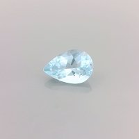 1.13 ct Pear Blue Natural Aquamarine