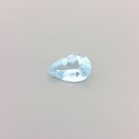 0.66 ct Pear Blue Natural Aquamarine