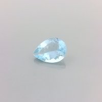 1.01 ct Pear Blue Natural Aquamarine