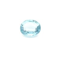 1.69 ct Oval Blue Natural Aquamarine