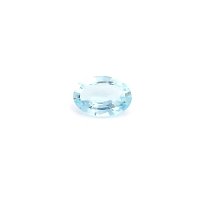 0.63 ct Oval Blue Natural Aquamarine
