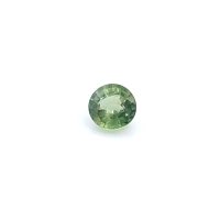 0.89 ct Round Green Natural Sapphire