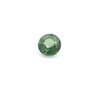0.99 ct Round Green Natural Sapphire