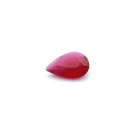 0.82 ct Pear Red Natural Ruby