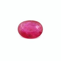 2.46 ct Oval Red Natural Ruby