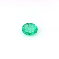 0.80 ct Oval Green Natural Emerald