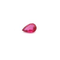0.53 ct Pear Red Natural Ruby