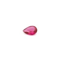 0.43 ct Pear Red Natural Ruby