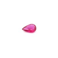 0.42 ct Pear Red Natural Ruby