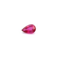 0.48 ct Pear Red Natural Ruby