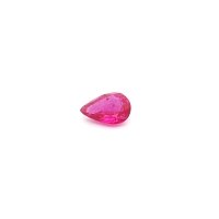 0.44 ct Pear Red Natural Ruby