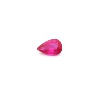 0.52 ct Pear Red Natural Ruby