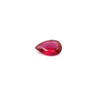 0.52 ct Pear Red Natural Ruby
