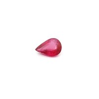 0.62 ct Pear Red Natural Ruby