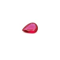 0.55 ct Pear Red Natural Ruby