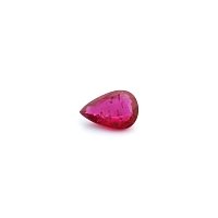 0.61 ct Pear Red Natural Ruby