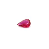 0.68 ct Pear Red Natural Ruby