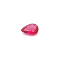 0.88 ct Pear Red Natural Ruby