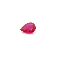 0.76 ct Pear Red Natural Ruby