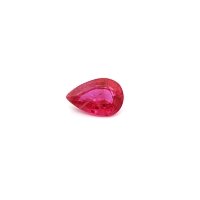 0.87 ct Pear Red Natural Ruby