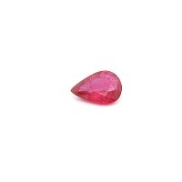 0.63 ct Pear Red Natural Ruby
