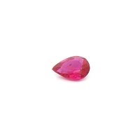 0.67 ct Pear Red Natural Ruby