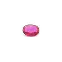 0.75 ct Oval Red Natural Ruby
