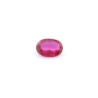 0.75 ct Oval Red Natural Ruby