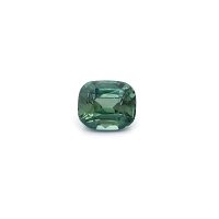1.55 ct Cushion Green Natural Sapphire