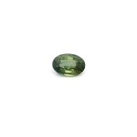 0.63 ct Oval Green Natural Sapphire