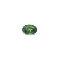 0.69 ct Oval Green Natural Sapphire