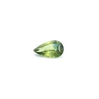 0.70 ct Pear Green Natural Sapphire