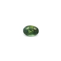 0.76 ct Oval Green Natural Sapphire