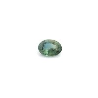 0.65 ct Oval Green Natural Sapphire