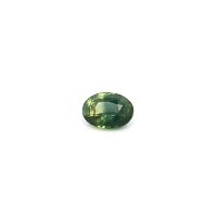 0.63 ct Oval Green Natural Sapphire