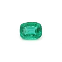 2.37 ct Cushion Green Natural Emerald
