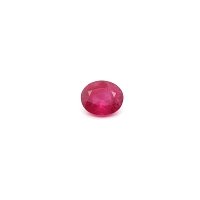 0.60 ct Oval Red Natural Ruby