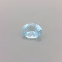 0.96 ct Oval Blue Natural Aquamarine