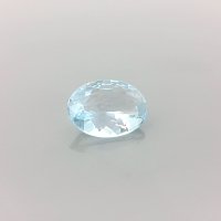 0.97 ct Oval Blue Natural Aquamarine