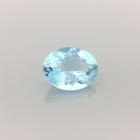 1.57 ct Oval Blue Natural Aquamarine