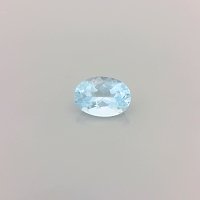 0.72 ct Oval Blue Natural Aquamarine