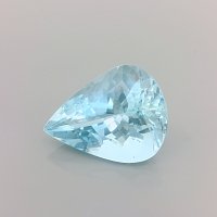 5.15 ct Pear Blue Natural Aquamarine