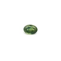 0.63 ct Oval Green Natural Sapphire