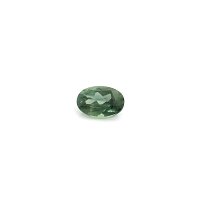 0.61 ct Oval Green Natural Sapphire