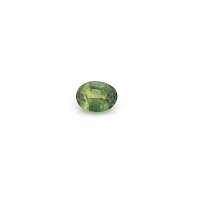 0.54 ct Oval Green Natural Sapphire