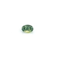 0.52 ct Oval Green Natural Sapphire