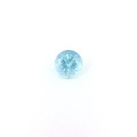 0.55 ct Round Blue Natural Aquamarine